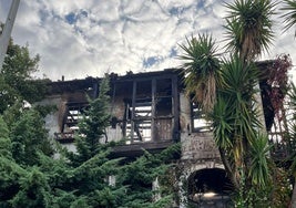 La casona ya había sufrido un incendio, pero este la arrasó por completo.
