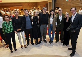 Fátima Sánchez, Lucrecia Botín, Javier Veiga, Marta Hazas, Carlos Bardem, Cecilia Gessa, Luis Tosar, Júlia Olmo y Álvaro Longoria.
