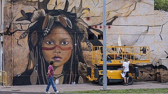 Torrelavega alegra su vista con arte urbano