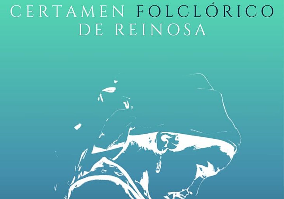 Cartel anunciador del Certamen Folclórico de Reinosa.