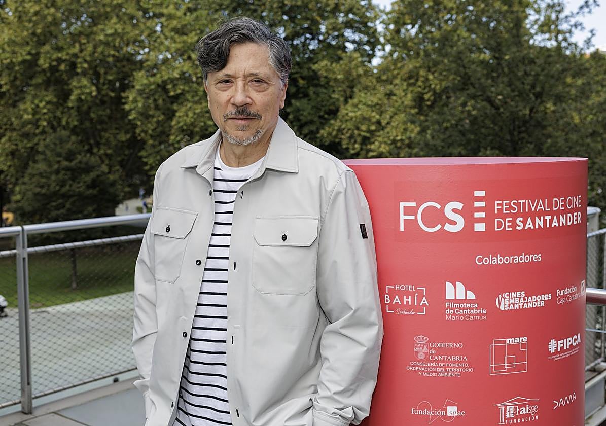 Carlos Bardem a su paso por el Festival de Cine de Santander, donde recogió el Faro Verde a la sostenibilidad