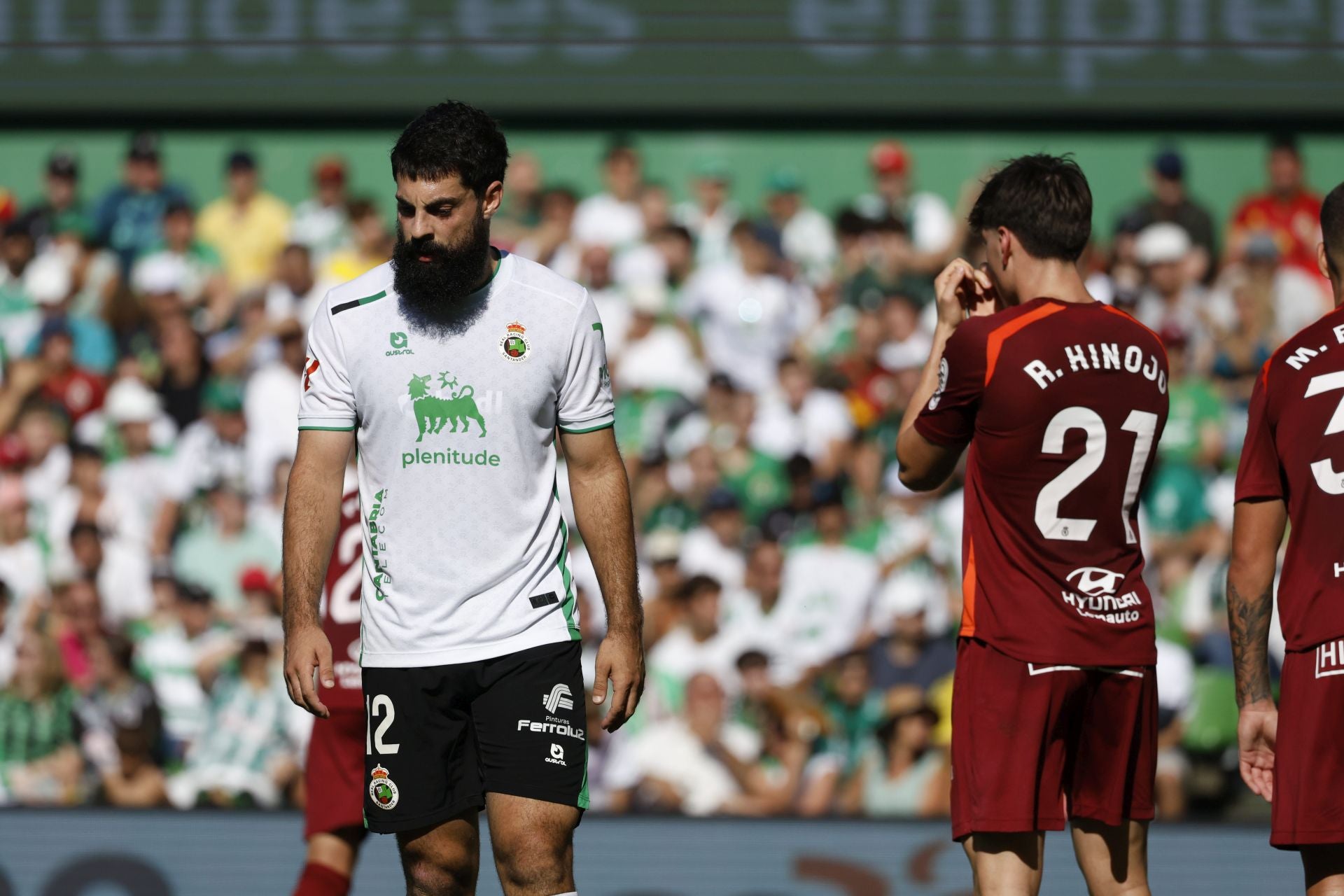 Villalibre estuvo muy desasistido durante todo el encuentro. 