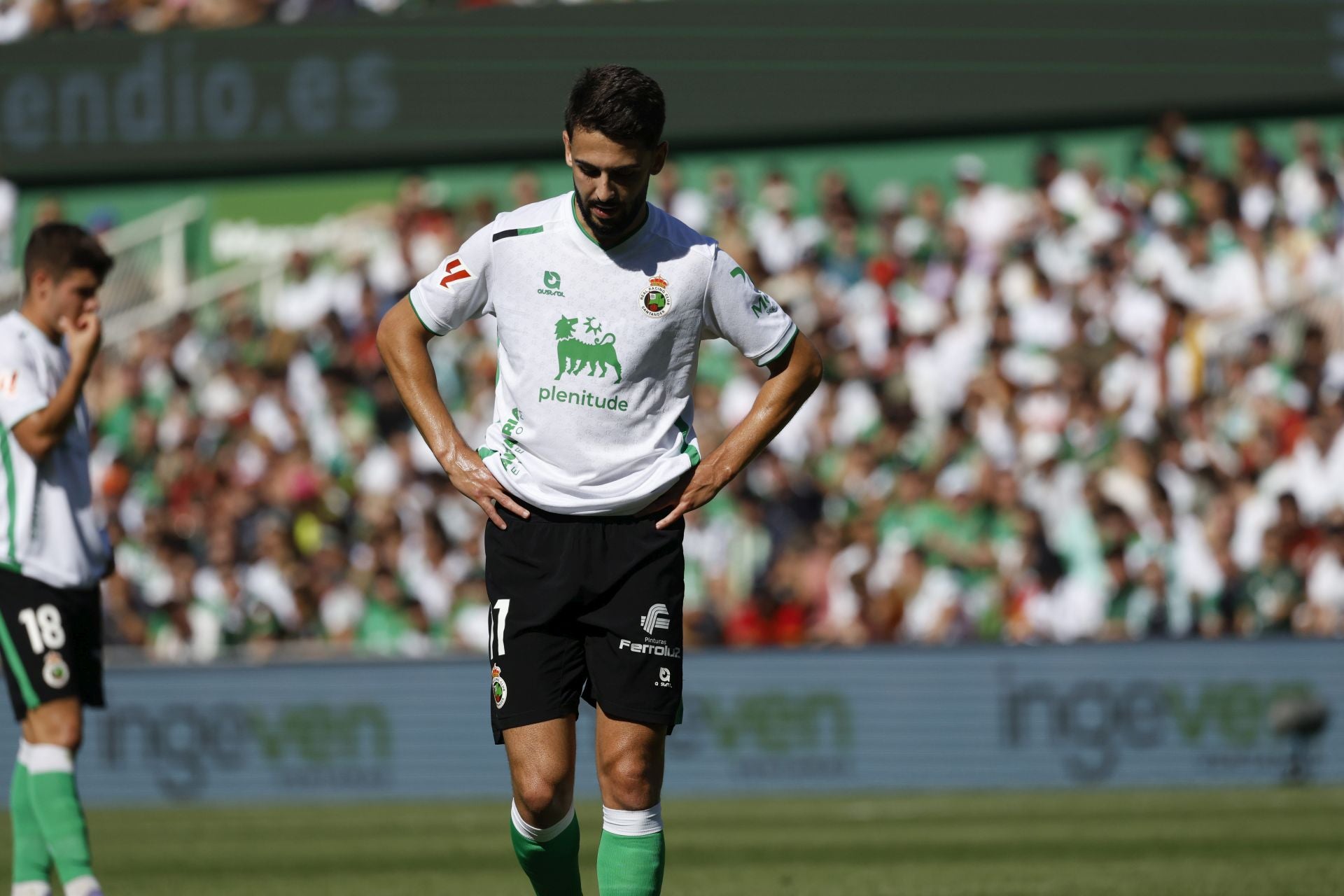 Andrés Martín, frustrado en un momento de la primera mitad. 