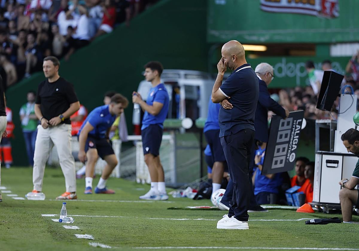 José Alberto, durante el partido.