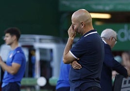 José Alberto, durante el partido.