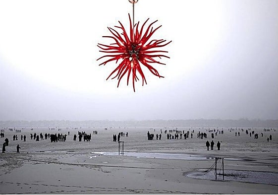 Imagen de la serie 'Dessert', una obra que partía de la ironía y el humor para reflexionar sobre el paisaje contemporáneo.