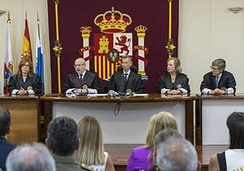 Esther Castanedo, Jesús Arteaga, José Luis López del Moral, Mercedes Sancha y José Arsuaga
