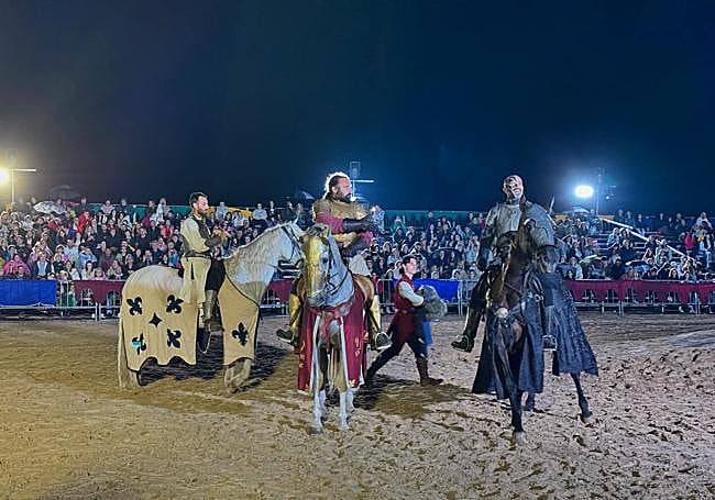 Torneo de caballeros.