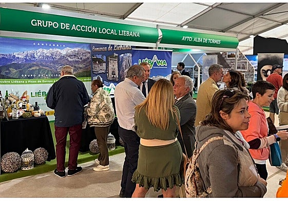 El stand del Grupo de Acción Local Liébana de la pasada edición de la feria