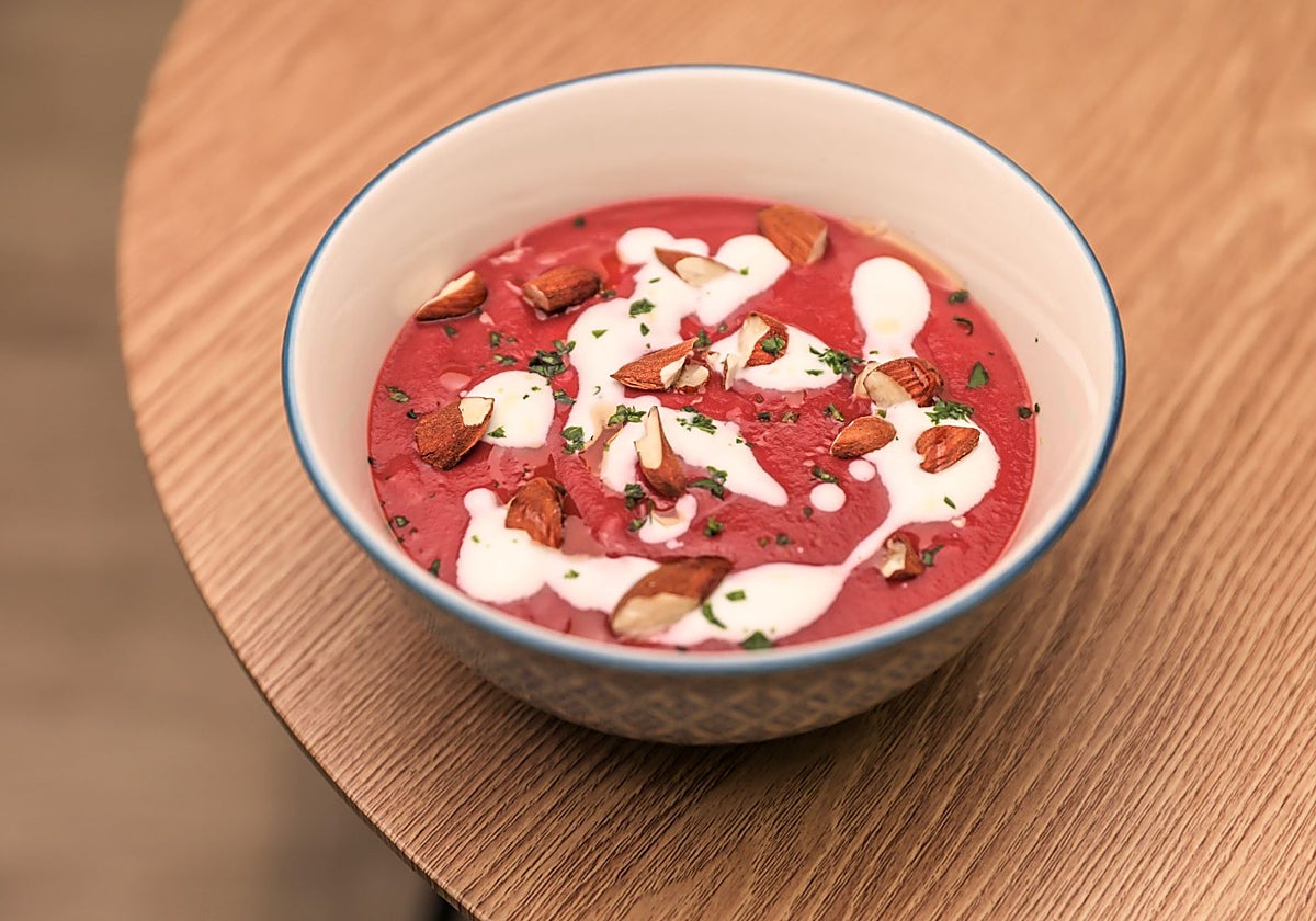 Crema de remolacha.