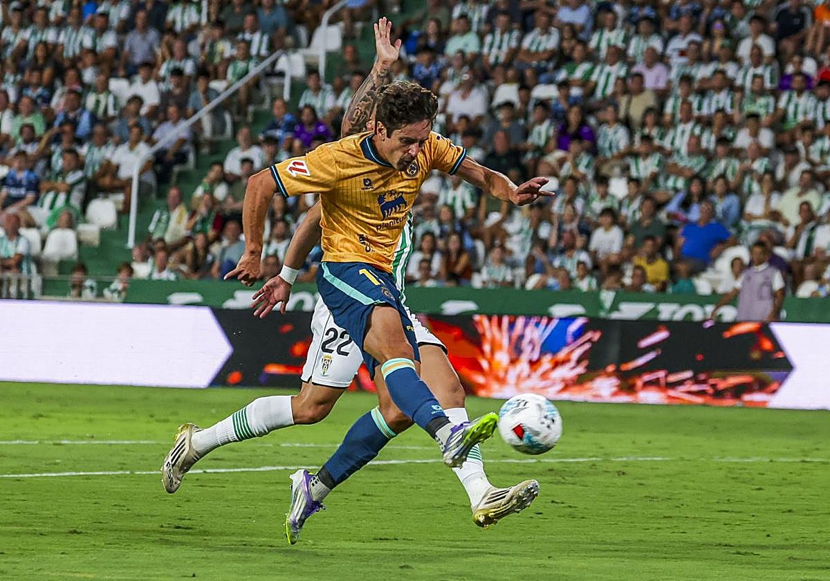 Marco Sangalli, protagonista de una jugada de fantasía en el primer gol.