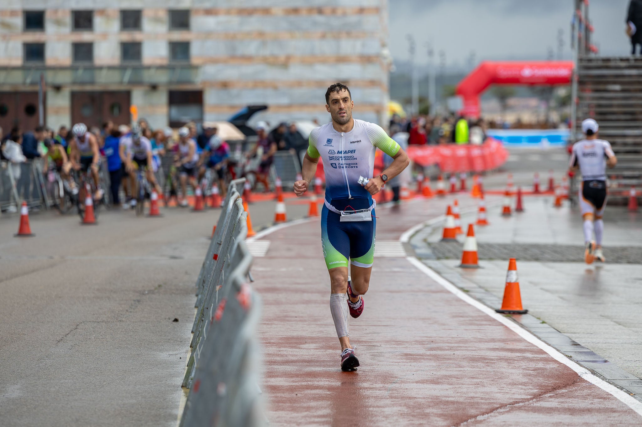 Circuito junto al Palacio de Festivales.