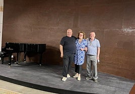 Antonio de Celis, María del Mar Fernández Doval y Jesús Nieto Moro, artífices de La Nave de Euterpe.