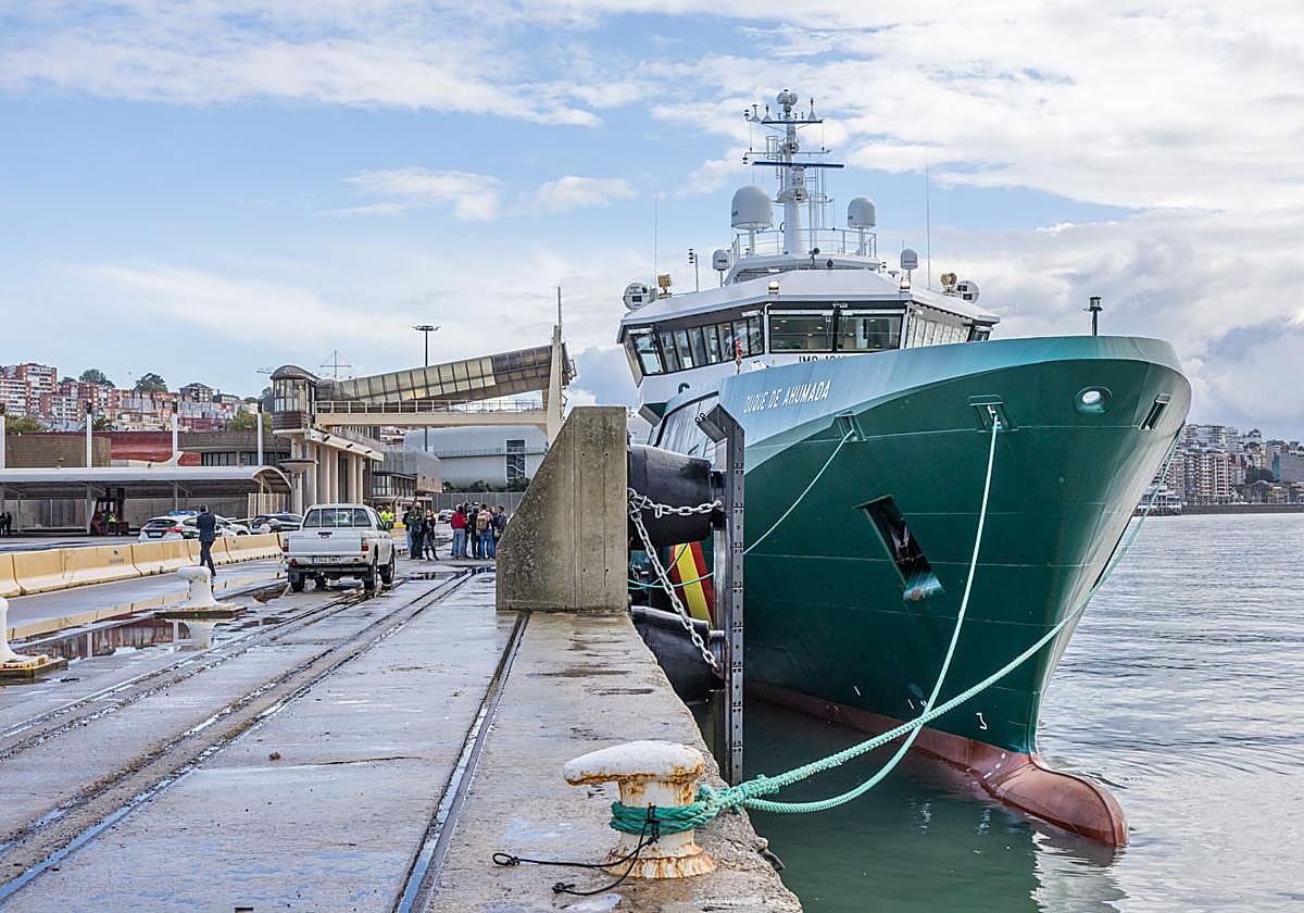 Las imágenes de la visita al buque Duque de Ahumada