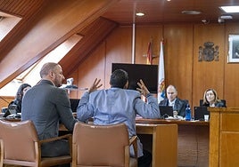 El principal acusado en su declaración ante el tribunal.