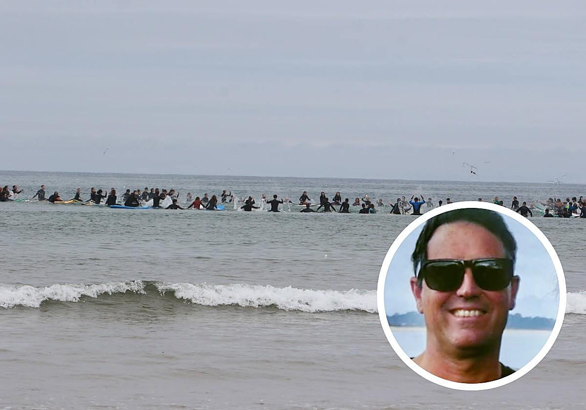 Imagen de archivo de un funeral hawaiano. Detalle de José de Diego.