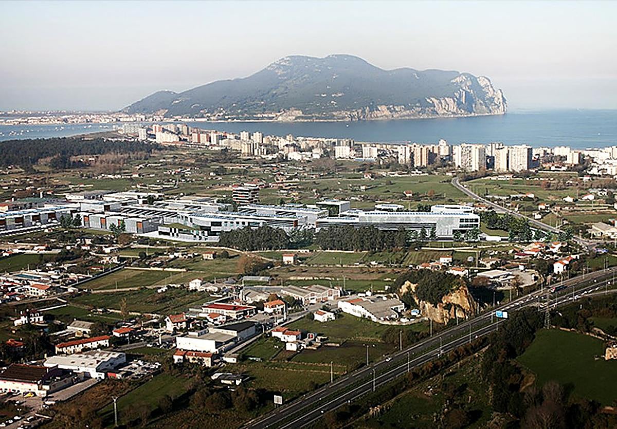 Infografía del proyecto del PSIR del Parque Empresarial y Empresarial de Laredo.