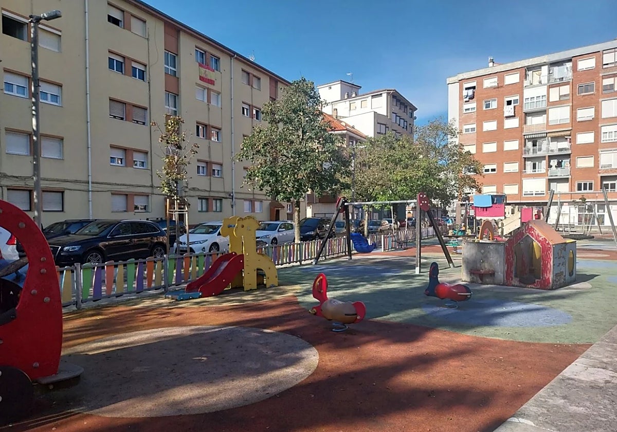 Parque infantil del Palacio de Manzanedo de Santoña.