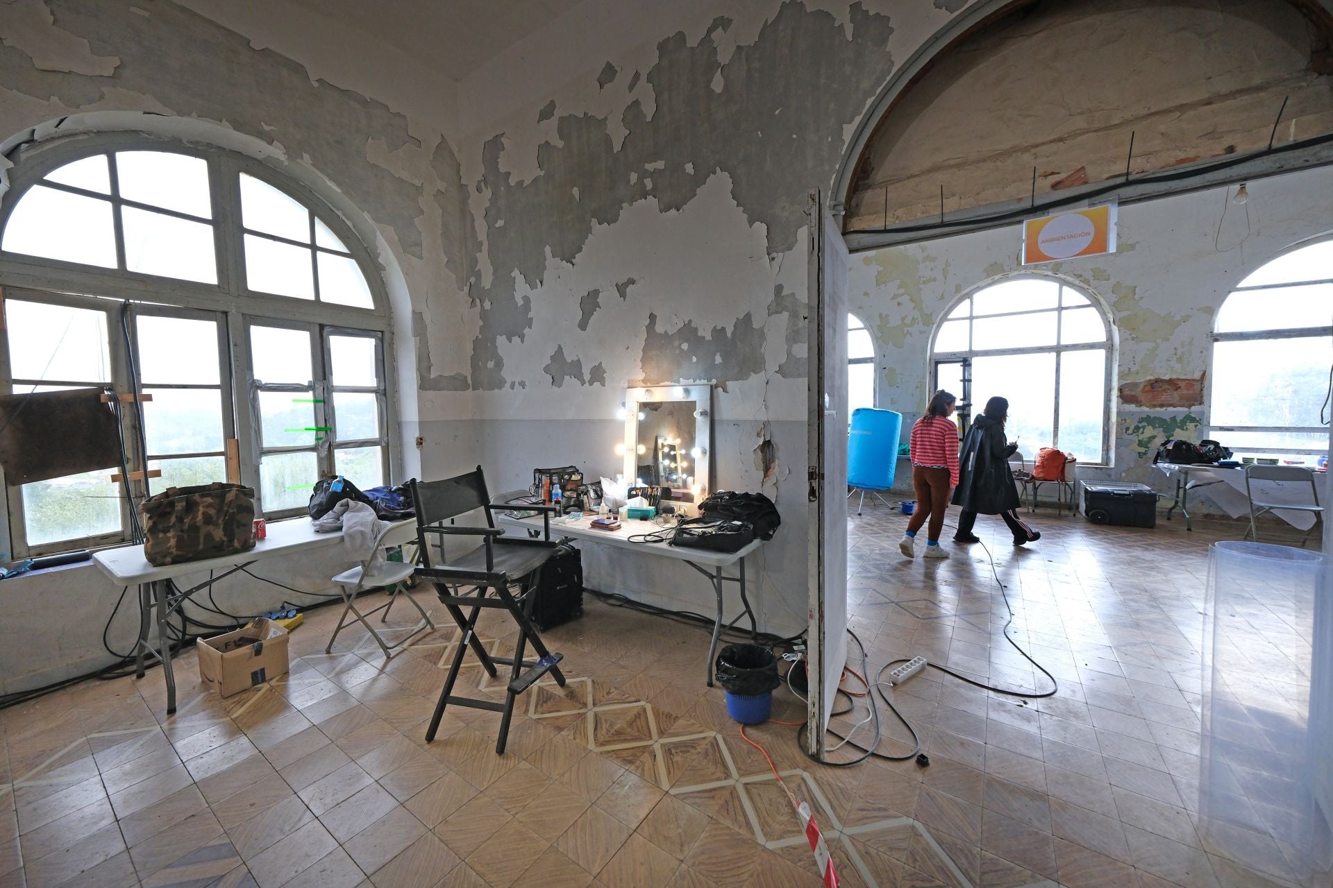 Es el último día de rodaje en este enclave que se suma a las escenas en Oyambre, La Arnía y la Fuente del Francés y de una quinta localización que no se desvelará por el momento.