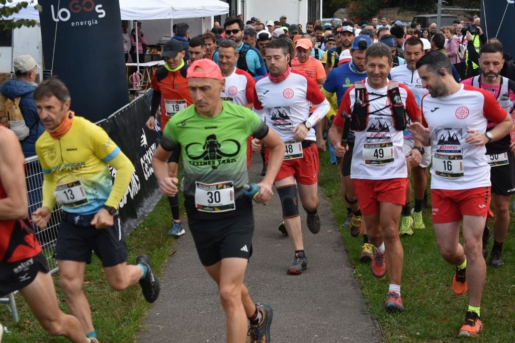 Más de 200 personas se apuntaron a la primera edición del trail de Molledo.