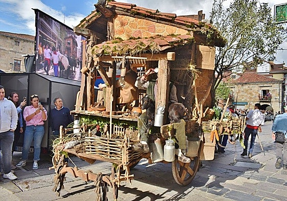 La carreta ganadora llegó desde Requejo.