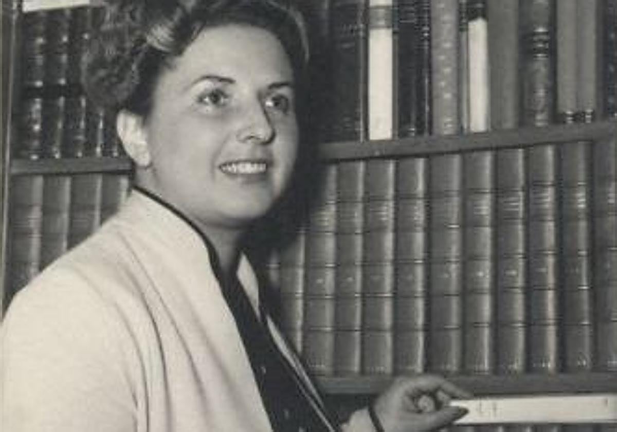 La escritora Elena Quiroga.