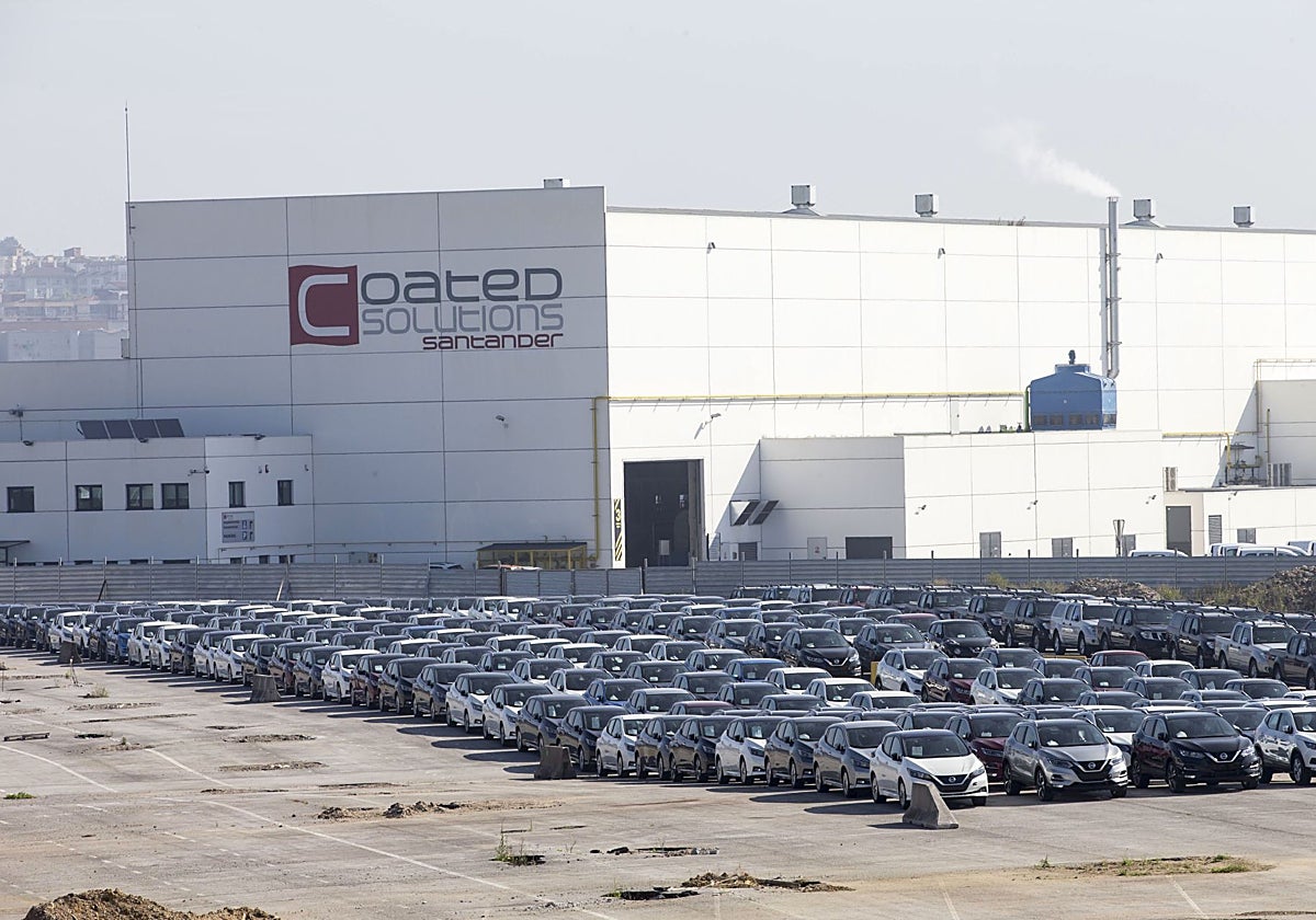 Planta de acero que Santander Coated Solutions tiene en el Puerto.
