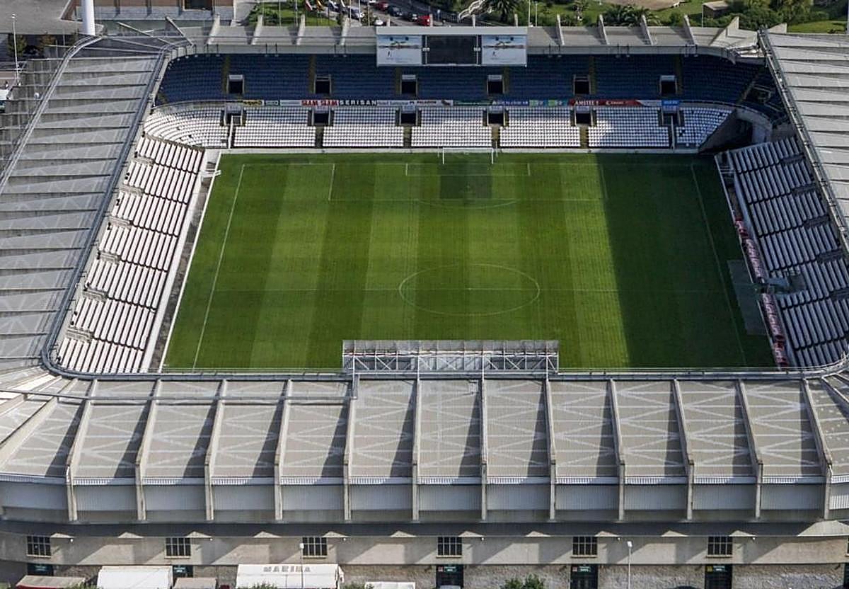 Las gradas de los Campos de Sport.