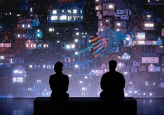 'Planet city', de Liam Young (Australia), instalación vídeo multiproyección.