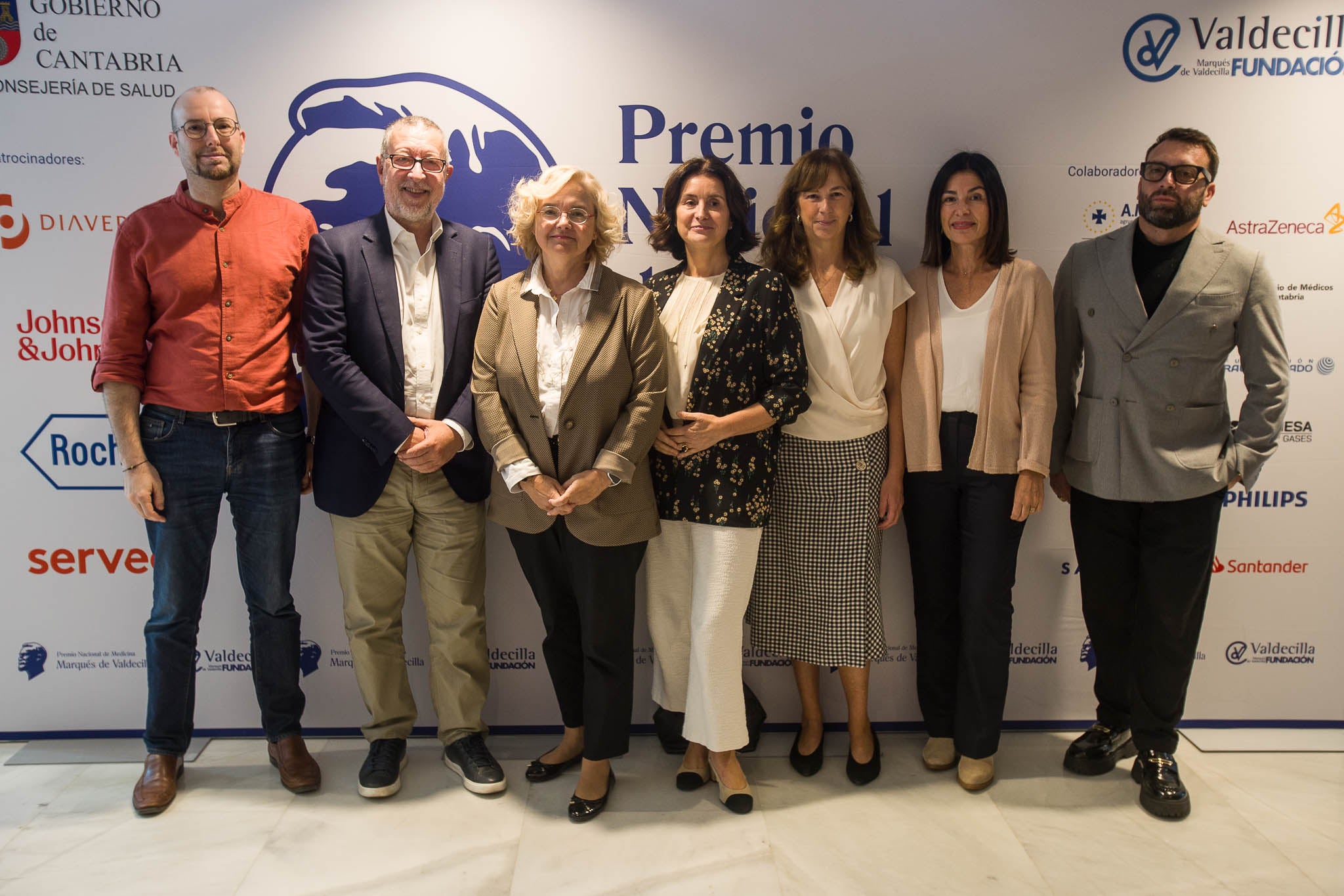 Óscar Fernández Torre, Manuel Pérez, María Isabel Prío de Díaz, María Souto, Rocío Montalbán, Mónica Gomara y Jorge Noceda