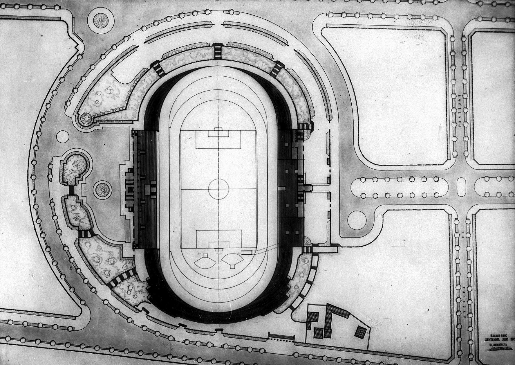 El proyecto de 1942 en La Gándara.