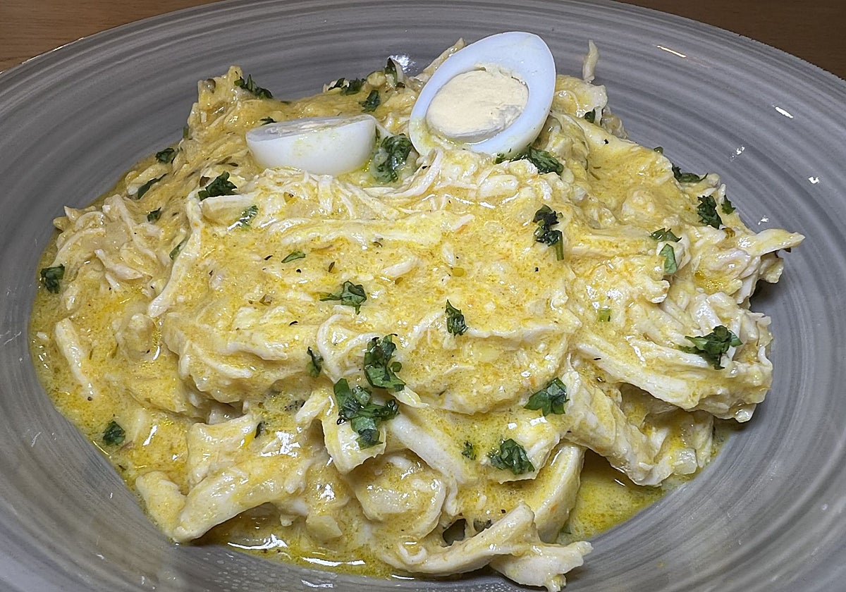 Ají de gallina.