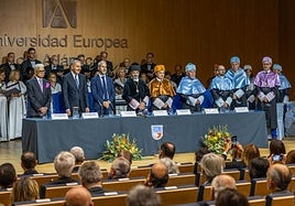 Un momento de la ceremonia de apertura del curso 2025/2026 en la Universidad Europea del Atlántico.