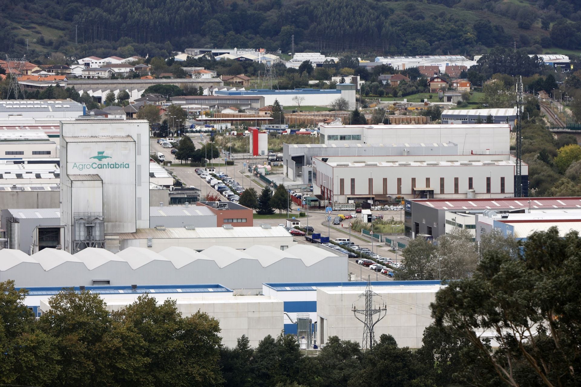 Imagen aérea del Polígono de Tanos.