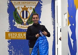Borja Jiménez, durante su etapa en el Leganés.