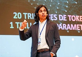 Eduardo Ordax, especialista de IA generativa de AWS, durante su intervención.