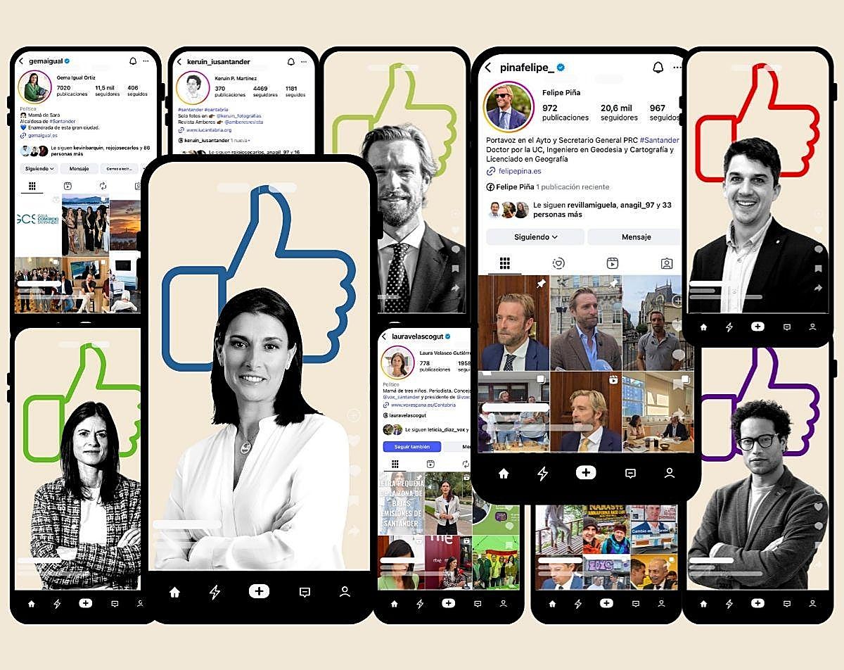 La carrera política del Ayuntamiento de Santander se traslada a las redes sociales