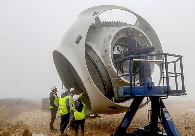 La matriz sobre la que se instalan las palas.