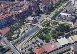 Simulación de cómo quedará el parque tras la integración ferroviaria.