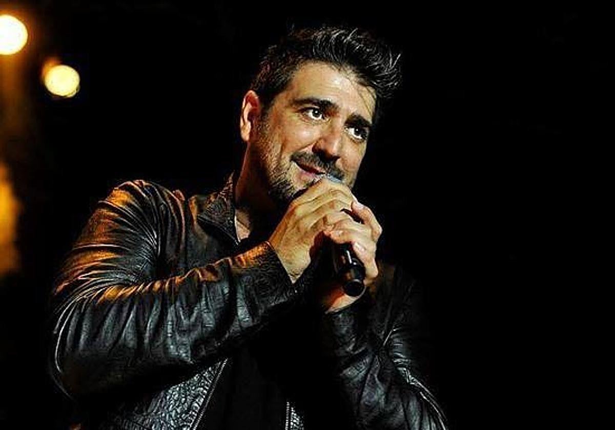 Antonio Orozco durante el concierto celebrado este verano en Mérida.