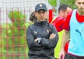 Borja Jiménez, en uno de sus primeros entrenamientos.