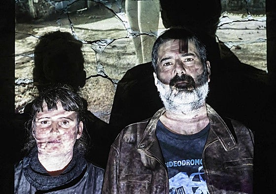 Majo G. Polanco y Carlos López Terán.