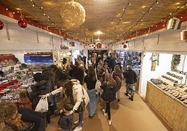 Imagen de archivo del mercado de Navidad del año pasado.