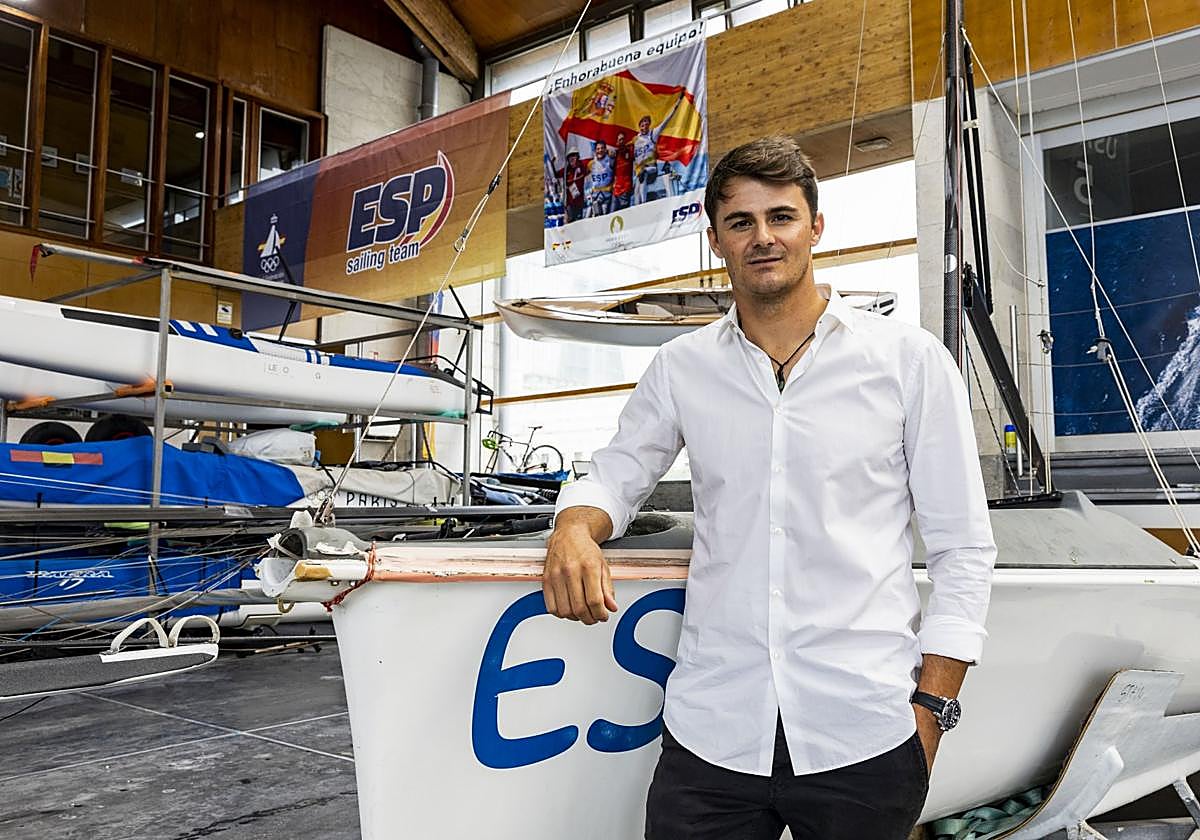 Diego Botín, en el CEAR de Vela. El lugar en el que se formó como regatista.