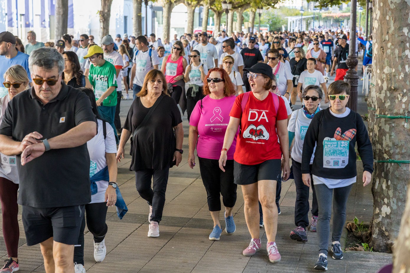 La marcha partió del bulevar Demetrio Herrero y recorrió 5 kilómetros por todo Torrelavega.