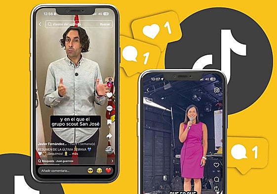 Alcaldes cántabros en TikTok e Instagram