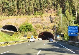 Corte de calzada en el túnel de Riocorvo desde este martes.