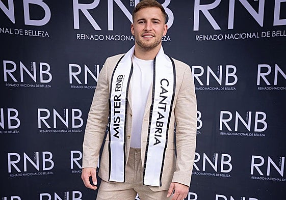 El representante de Cantabria, Jorge Novoa, en Mister RNB.