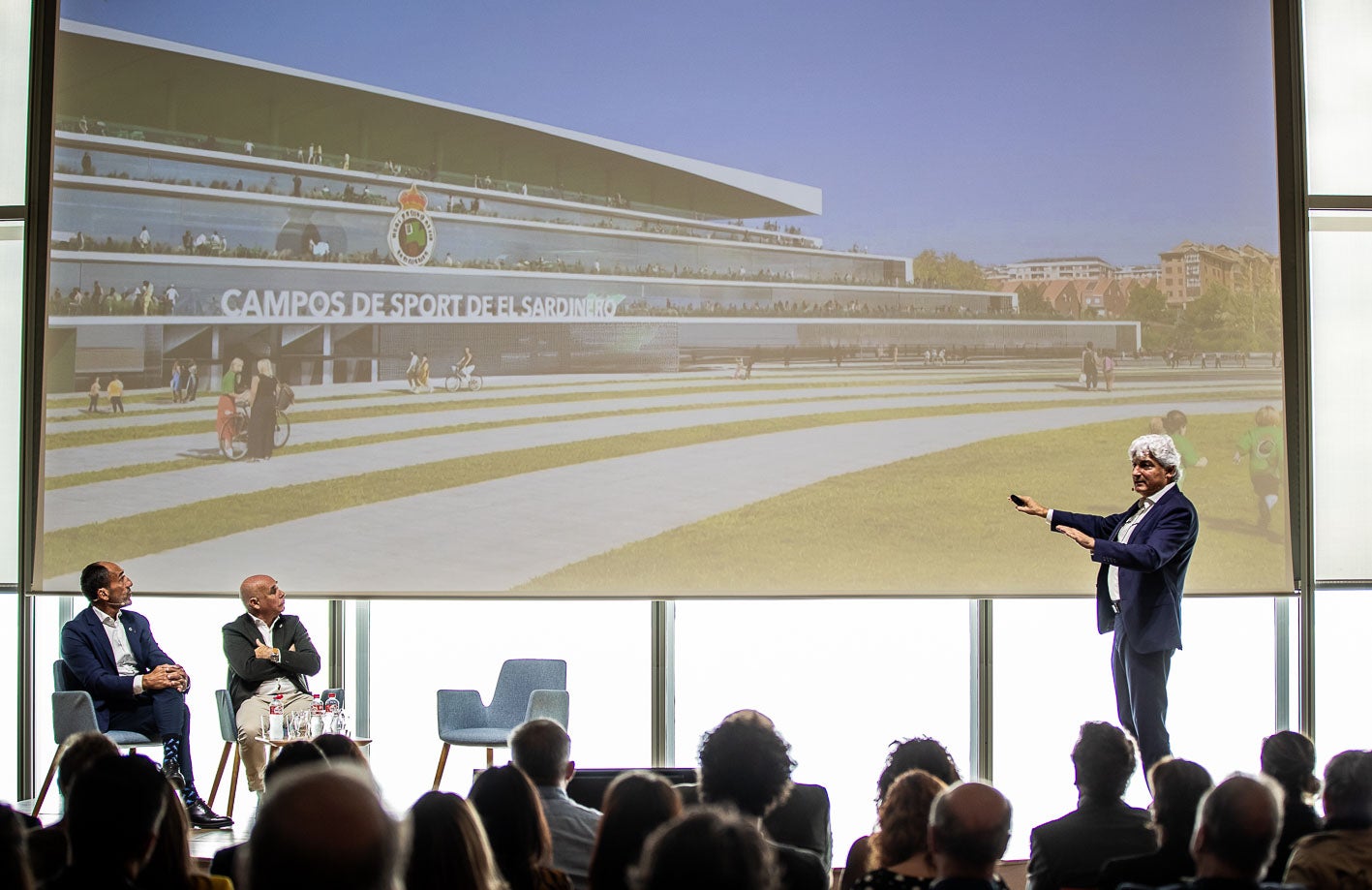El acto de presentación del nuevo estadio, en imágenes