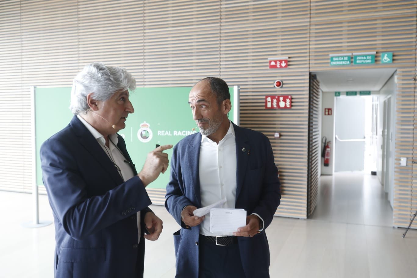 César Azcárate y Sebastián Ceria.